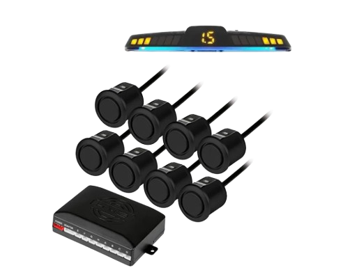 Sensor Estacionamento KX3 8 Pontos Preto COD: 3494