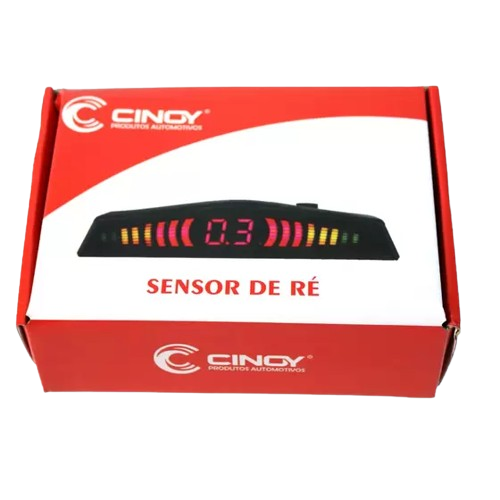 Sensor Estacionamento Com Display Preto Brilho COD: 2957